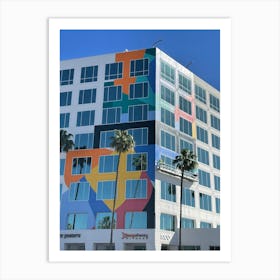 Santa Monica Buildings Art Print