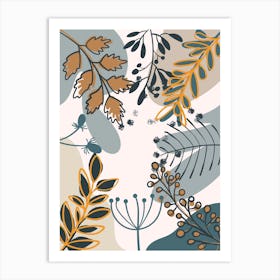 Autumn Leaves 3 Art Print