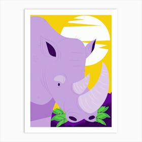 Rhinoceros Art Print