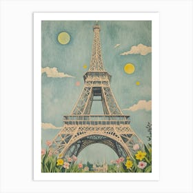 Paris Eiffel Tower Art Print