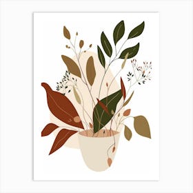 Plant In A Pot 52 Art Print