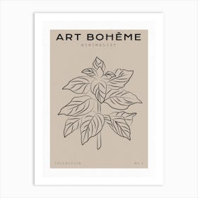 Boho Bohemian 8 Mint Art Print