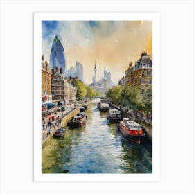 The River Thame Art Print