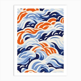 Wild Ocean Waves Art Print