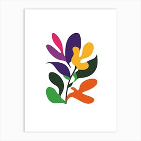 Flower Logo Art Print