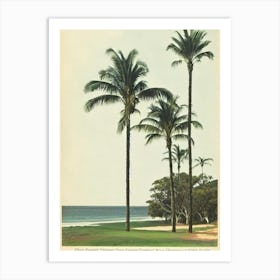 Gunnamatta Beach Australia Vintage Art Print