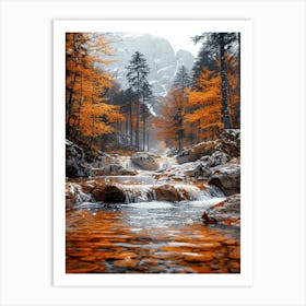 Autumn In The Mountains 3 Art Print