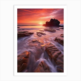 Sunset in California Art Print