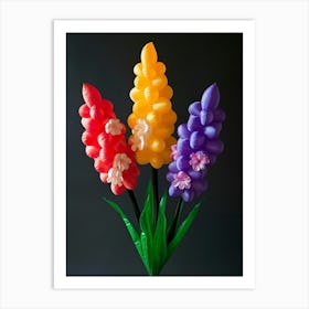 Bright Inflatable Flowers Hyacinth 3 Art Print