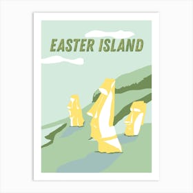 Easter Island Art Print
