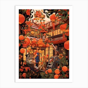 Chinese New Year Decorations 1 Art Print