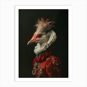 Renaissance Bird 2 Portrait Art Print