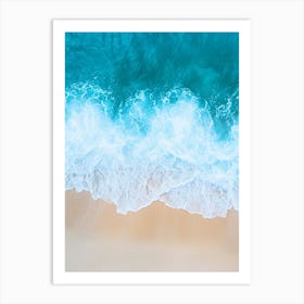 Aerial View Of A Beach 23 Art Print