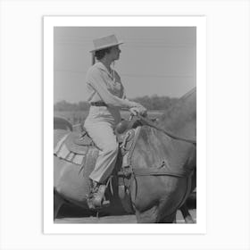 Watching Polo Match, Abilene, Texas By Russell Lee Art Print