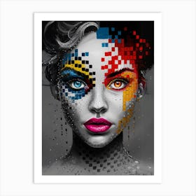 Pixel Art Art Print