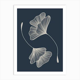 Ginkgo Leaves Art Print