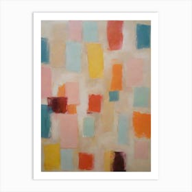 Abstract Squares 9 Art Print