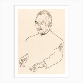 Dr. Koller (1918), Egon Schiele Art Print