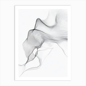 Abstract Smoke 1 Art Print