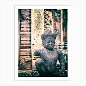 Hindu Temple Statue Art Print
