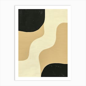 Beige Noir No 1 Art Print