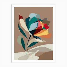 Abstract Flower 11 Art Print