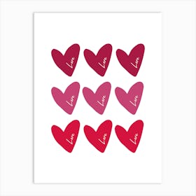 Love always Art Print