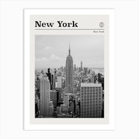 New York City Black And White Art Print