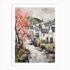 Plockton (Highlands, Scotland) Painting 4 Art Print