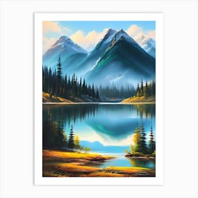 Mountain Lake 16 Art Print