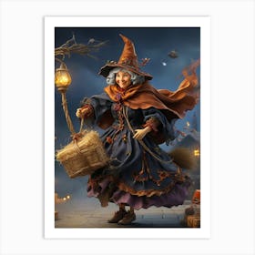 Strega Befana 1 Art Print