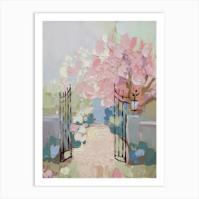 Gate To The Garden 1 Art Print