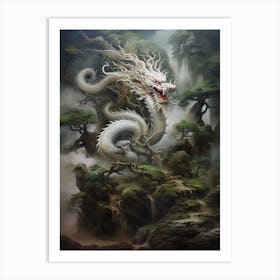 Dragon Natural Scene 5 Art Print