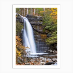 Yarmouth Falls, United States Realistic Photograph (1) Art Print