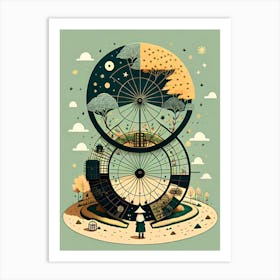 Wheel Of Life Art Print