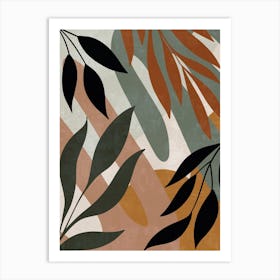 Abstract Leaves 15 Art Print