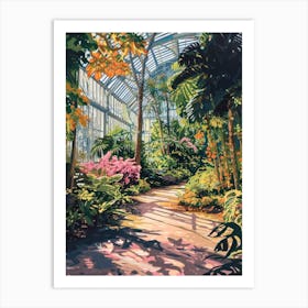 Kew Gardens London Parks Garden 9 Painting Art Print