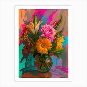 Flowers In A Vase Art Print