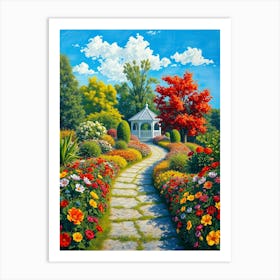 Garden Path 11 Art Print