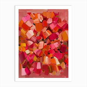 Abstract Of Reds And Oranges Art Print