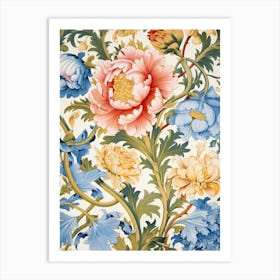 Floral Wallpaper 7 Art Print