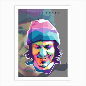 Elliott Smith WPAP pop art Art Print