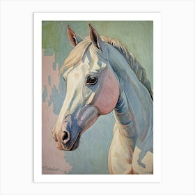 White Horse no1 Art Print