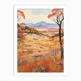 Autumn National Park Painting Shenandoah National Park Virginia Usa 1 Art Print