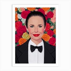 Amy Ryan Illustration Movies Art Print