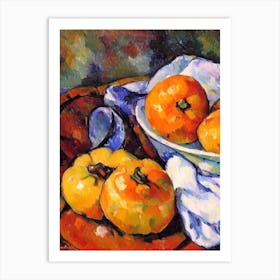 Butternut Squash 2 Cezanne Style vegetable Art Print