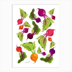 Beautiful Beetroot 1 Art Print