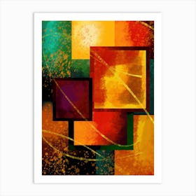 The Puzzle Box (Abstract design) Art Print