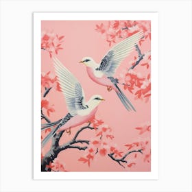 Vintage Japanese Inspired Bird Print Cuckoo 1 Art Print