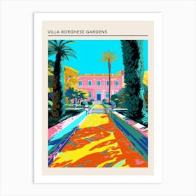 Villa Borghese Gardens Rome 3 Art Print